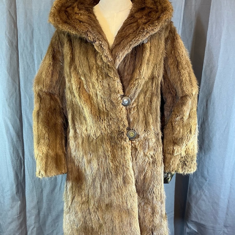 Full length Brown Mink coat